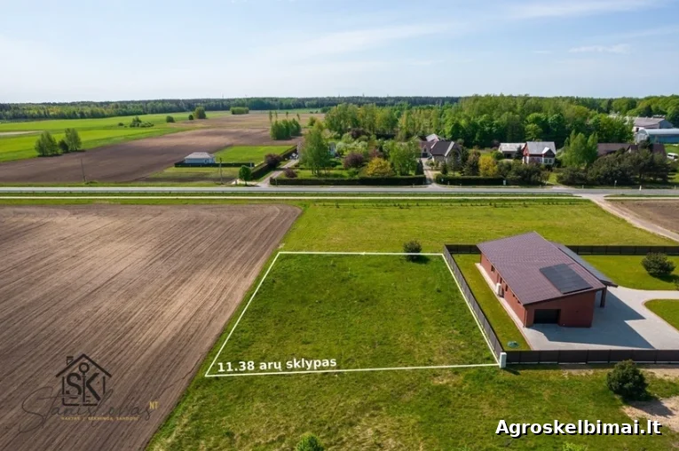 PARDUODAMAS 0.1138 HA SKLYPAS PRŪSŲ G. 33