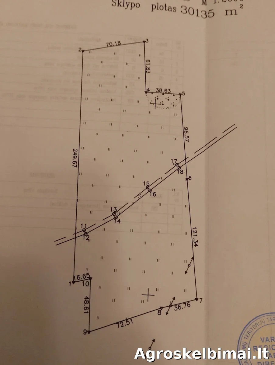 Sklypas, Telšių r.sav, 3 ha