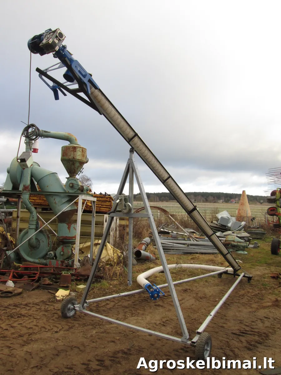 Nauja lanksti sraigė grūdams