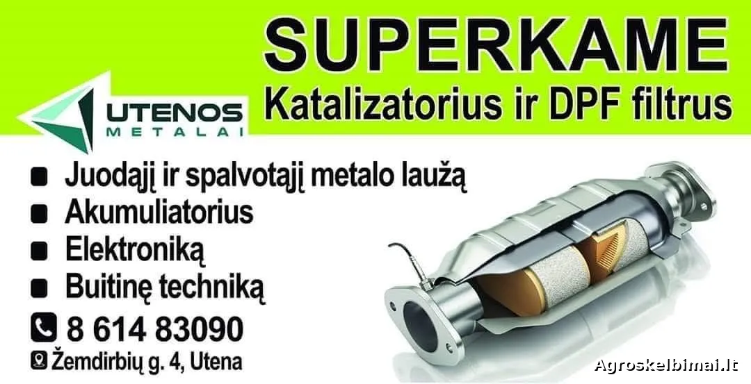 Brangiai superkame katalizatorius