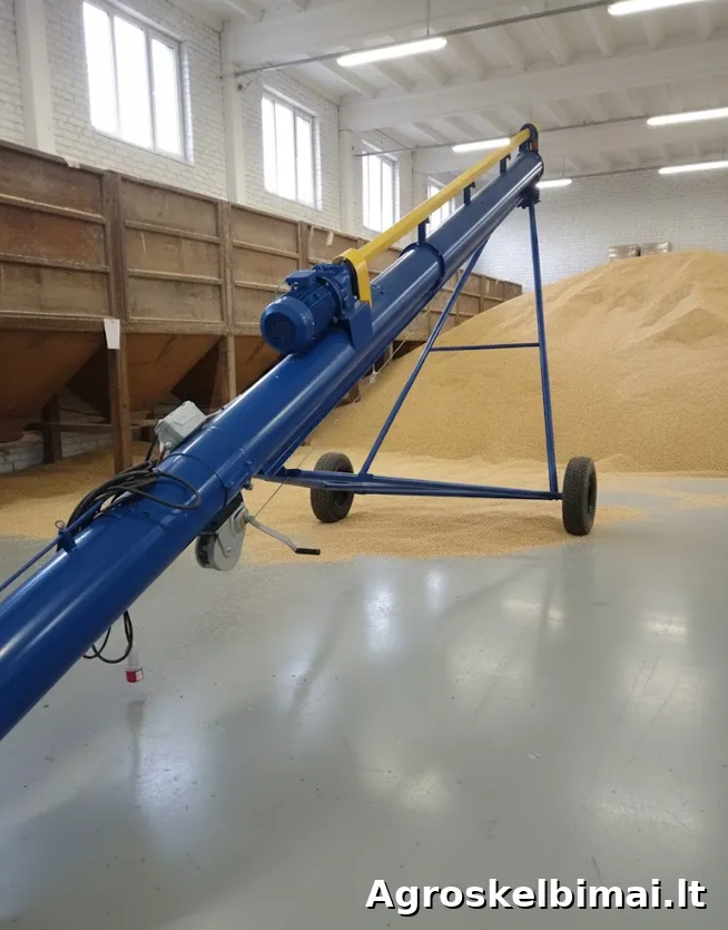 Sraigtiniai krautuvai snekai, pramoniniai